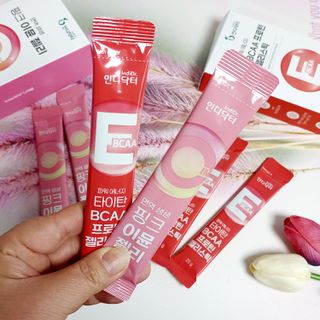 인디닥터 면역 생생 핑크 이뮨 젤리 + 타이탄 BCAA 프로틴 젤리스틱 — 5점을 준 리뷰어가 2022년 3월 올린 사용 사진