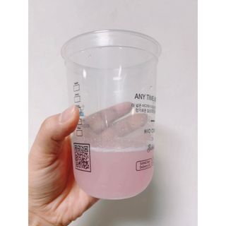 [슬림드랍 석류맛] 건기식 다이어트 보조제 겸 비타민 — 5점을 준 리뷰어가 2022년 2월 올린 사용 사진