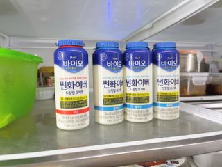 LIVE 매일바이오 썬화이버 드링킹 요거트 — 5점을 준 리뷰어가 2022년 8월 올린 사용 사진