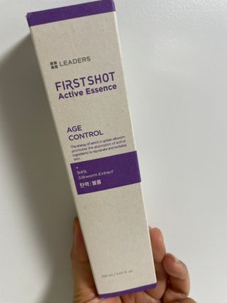 리더스코스메틱 리더스 퍼스트 샷 액티브 에센스 에이지 컨트롤 — 5점을 준 리뷰어가 2021년 12월 올린 사용 사진