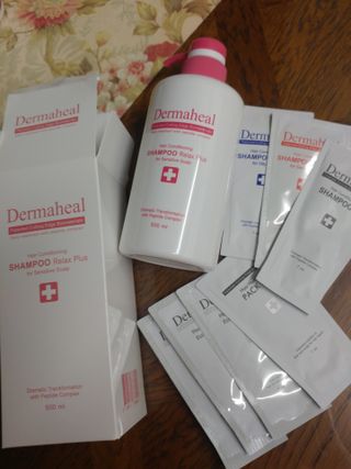 더마힐 헤어 컨디셔닝 샴푸 500ml 3종 중 택1 — 5점을 준 리뷰어가 2021년 4월 올린 사용 사진