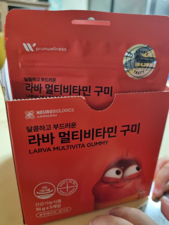[푸름웰니스] 라바 멀티비타민 구미 36g 리뷰 사진