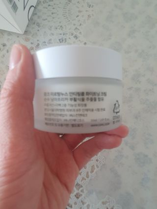 CONC 콩크 미로탐누스 안티링클 화이트닝 크림 — 5점을 준 리뷰어가 2021년 2월 올린 사용 사진