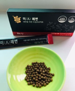 새롬바이오 리생 [미쾌변] 차전자피 식이섬유 건강기능식품 3팩 — 4.5점을 준 리뷰어가 2021년 6월 올린 사용 사진