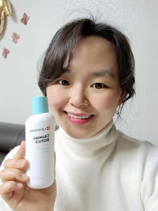 리더스코스메틱 리더스 카밍 바이오틱스 에센스 워터 — 5점을 준 리뷰어가 2021년 4월 올린 사용 사진