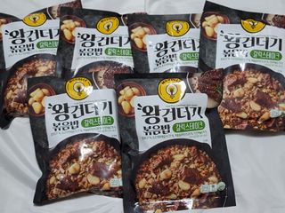 한성기업 무볼레 왕건더기 볶음밥 갈릭스테이크 — 5점을 준 리뷰어가 2021년 10월 올린 사용 사진