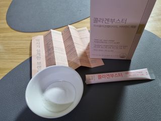 더리틀스 콜라겐부스터 — 4.5점을 준 리뷰어가 2023년 1월 올린 사용 사진