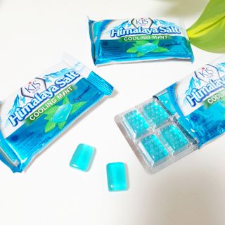 마요라 히말라야 솔트 캔디 2종-페퍼민트 맛, 라임민트 맛 — 5점을 준 리뷰어가 2022년 12월 올린 사용 사진