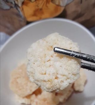 미즈꼬레아 치즈맛 누룽지크리스피 — 5점을 준 리뷰어가 2022년 2월 올린 사용 사진