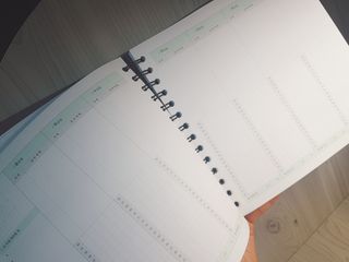 리훈 여러분의 오늘을 채워나갈 수 있도록 도와줄 오늘공부 1년용 스터디플래너 — 5점을 준 리뷰어가 2021년 4월 올린 사용 사진