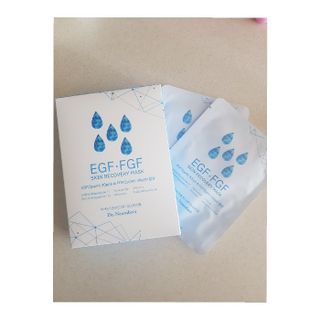 Dr.느루벗 느루벗 EGF FGF 스킨 리커버리 마스크 10장 — 5점을 준 리뷰어가 2021년 3월 올린 사용 사진