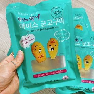 해뜨온 껍질없는 한입아이스 군고구마 120g x 4개 — 4.5점을 준 리뷰어가 2021년 9월 올린 사용 사진