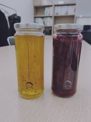 공간알파 시그니처 크랜베리청 + 엘더플라워코디얼 2종 세트 — 5점을 준 리뷰어가 2021년 12월 올린 사용 사진
