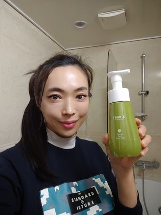[후르디아] 아보카도 약산성 비건 여성 청결제 — 5점을 준 리뷰어가 2022년 3월 올린 사용 사진