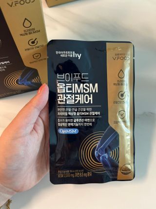[브이푸드] 옵티MSM 관절케어 (70ml x30포) — 5점을 준 리뷰어가 2022년 6월 올린 사용 사진