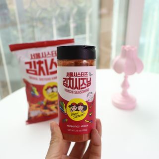 [서울시스터즈] 김치시즈닝 국내 최초 뿌려먹는 김치파우더 100g 1개+ 신제품 김치스낵 90g 2개 — 4점을 준 리뷰어가 2021년 8월 올린 사용 사진