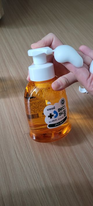 오쎄 메디버블 핸드워시폼 500ml 1+1 (그린애플향) — 5점을 준 리뷰어가 2023년 5월 올린 사용 사진