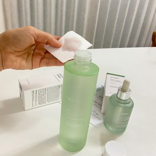 아르비엔 마일드케어 비건 수분진정토너 — 4.5점을 준 리뷰어가 2021년 1월 올린 사용 사진