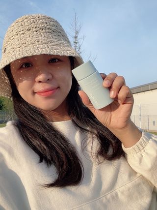 아이레시피 마일드 히알루로닉 모이스트 업 선스크린 SPF50+ PA++++ — 5점을 준 리뷰어가 2023년 6월 올린 사용 사진