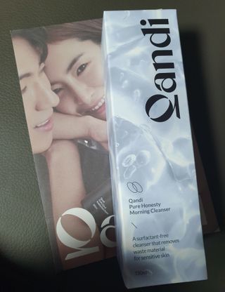 헤어플러스 콴디 아침세안제 폼클렌징 퓨어 어니스티 모닝클렌저 — 5점을 준 리뷰어가 2021년 4월 올린 사용 사진