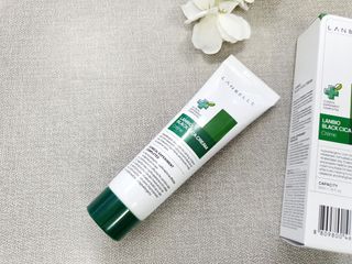 랑벨 랑바이오 블랙 시카 크림 50ml(블랙비 프로폴리스, 시카 4종, 판테놀 10 함유) — 5점을 준 리뷰어가 2022년 4월 올린 사용 사진