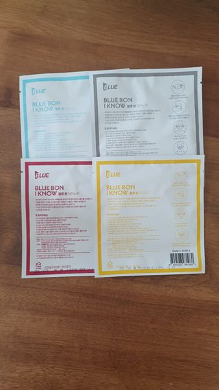 [블루 본 아이노우] 유아용 컬러마스크 40 PCS SET 2중 택 1 — 5점을 준 리뷰어가 2021년 4월 올린 사용 사진