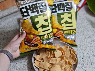 맛있게 채우는 단백질 12g, 닥터유 단백질칩 — 5점을 준 리뷰어가 2023년 12월 올린 사용 사진