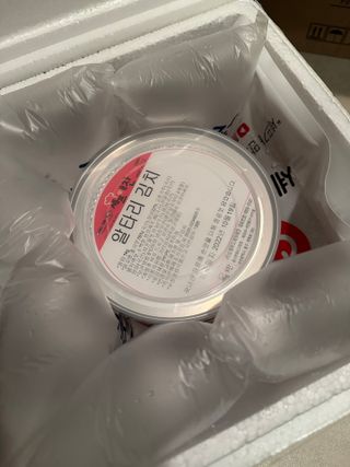 셰프애찬 알타리김치 총각김치 1kg — 3점을 준 리뷰어가 2022년 10월 올린 사용 사진
