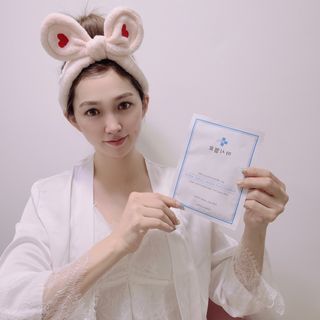 닥터마시멜로 닥터마스멜로 마블러스 아쿠아 클리닉 마스크 — 5점을 준 리뷰어가 2021년 7월 올린 사용 사진