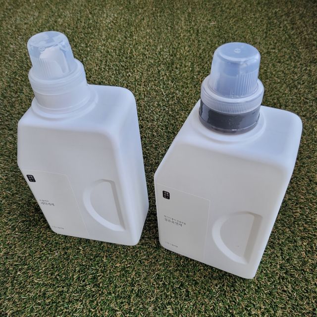 [생활공작소] 섬유유연제 + 세탁세제 1.5L 릴리향 리뷰 사진