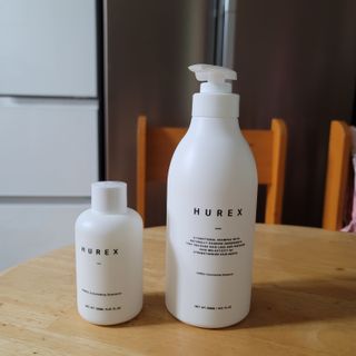 [HUREX] 휴렉스 볼류마이징 탈모완화 기능성 샴푸 본품+휴대용 — 4점을 준 리뷰어가 2021년 8월 올린 사용 사진