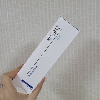 [바이로담] 저자극 약산성버블 폼 폼클렌징 150ml — 5점을 준 리뷰어가 2021년 3월 올린 사용 사진