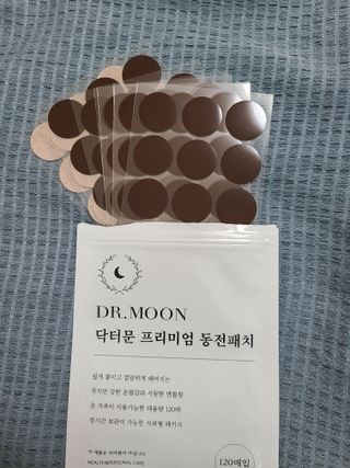 [닥터문] 프리미엄 동전패치 멘톨향 120매 — 5점을 준 리뷰어가 2022년 7월 올린 사용 사진