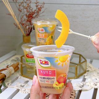 돌 MF[Dole] 파인애플컵/망고컵/복숭아컵 198g 6입X1박스 (맛 1가지 랜덤 발송) — 5점을 준 리뷰어가 2023년 6월 올린 사용 사진