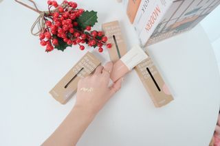 [후르디아] 끈적임 없는 착한성분 비건  핸드크림 3종 — 4점을 준 리뷰어가 2021년 12월 올린 사용 사진