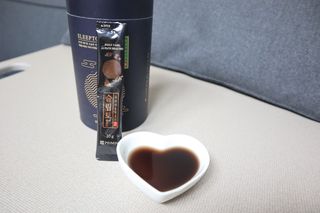 프리마인 자체 기업부설 연구소에서 찾아낸 건강한 수면의 비밀.  슬립토 플러스 30포 — 5점을 준 리뷰어가 2021년 11월 올린 사용 사진