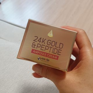 아이앤립 / EYENLIP 아이앤립 24K 골드 N 펩타이드 앰플 크림 — 5점을 준 리뷰어가 2021년 5월 올린 사용 사진
