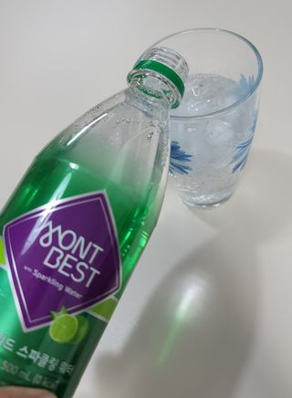 몽베스트 Montbest with Sparkling water Lime20병 — 4점을 준 리뷰어가 2022년 5월 올린 사용 사진