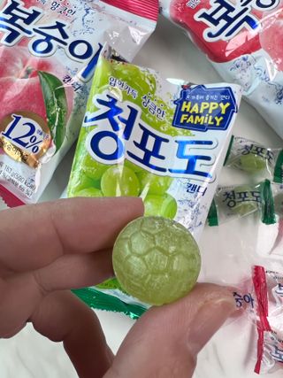 청포도캔디 복숭아캔디 — 5점을 준 리뷰어가 2022년 11월 올린 사용 사진