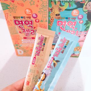 다나음 셀렌에 빠진 아연면역젤리 열대과일맛+사과맛 — 5점을 준 리뷰어가 2021년 3월 올린 사용 사진
