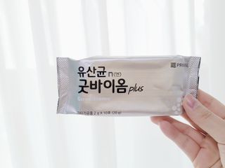 프리마인 유산균 국가지정연구소 선정, 살아있는 생유산균 200억 마리의 힘. 유산균n굿바이옴플러스 — 4점을 준 리뷰어가 2021년 11월 올린 사용 사진