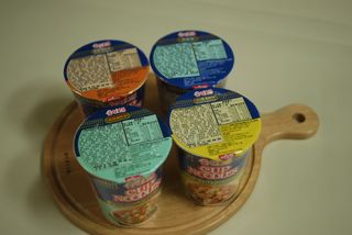 NISSIN 닛신 컵누들  4종 - 씨푸드오리지날, 씨푸드 스파이시, 씨푸드 커리, 씨푸드 XO소스 — 4점을 준 리뷰어가 2022년 5월 올린 사용 사진
