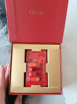 프리마인 귀족의 콜라겐, 92배 흡수율. 럭셔리 프리미엄 셀라브 콜라겐필름 30매 — 5점을 준 리뷰어가 2021년 12월 올린 사용 사진