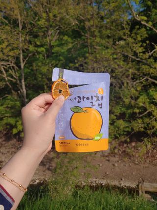 아비삭과일칩 5종 /딸기,사과,배,귤,무화과 5종 — 5점을 준 리뷰어가 2021년 4월 올린 사용 사진