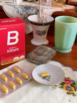 [경남제약헬스케어] 런칭기념 케어플러스 B로날린 1,000mg X 60정(2개월분)/비타민B군 — 5점을 준 리뷰어가 2023년 10월 올린 사용 사진