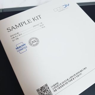 [유니자르] COSDIY  샘플 키트 + 엘라스틴 저분자 콜라겐 파우더 — 5점을 준 리뷰어가 2021년 11월 올린 사용 사진