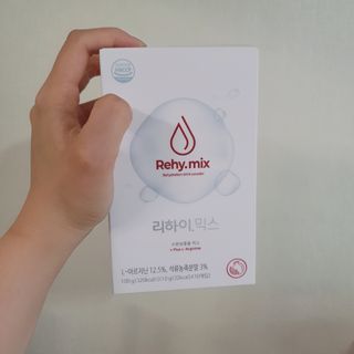 리하이.믹스 수분보충용믹스 리하이.믹스 (Rehy.mix) — 5점을 준 리뷰어가 2022년 6월 올린 사용 사진