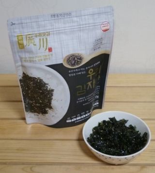광천우리맛김 우리집밥도둑 맛있는광천김 우리김자반 50g 5봉 — 5점을 준 리뷰어가 2021년 11월 올린 사용 사진