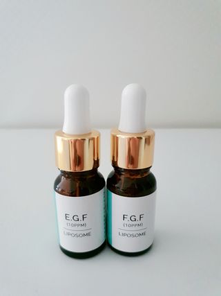 랑팡 EGF+FGF 10ppm 리포좀 앰플 원액 10ml — 5점을 준 리뷰어가 2021년 9월 올린 사용 사진