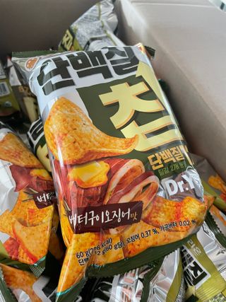 맛있게 채우는 단백질 12g, 닥터유 단백질칩 — 4.5점을 준 리뷰어가 2023년 12월 올린 사용 사진